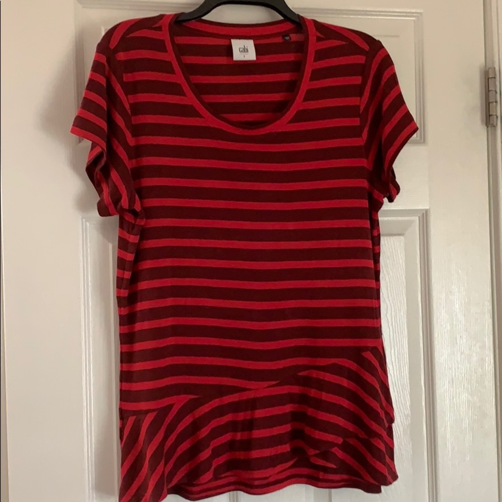 Cute Cabi Peplum Sweet Talk Tee